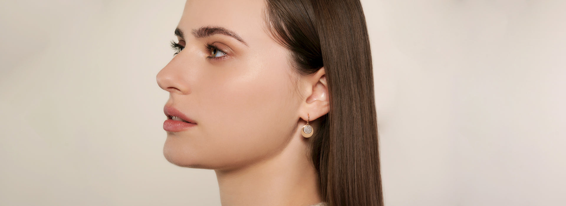 Gold earring charms