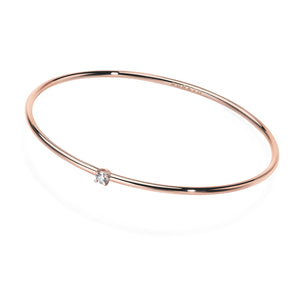 Rose Solitaire Bangle