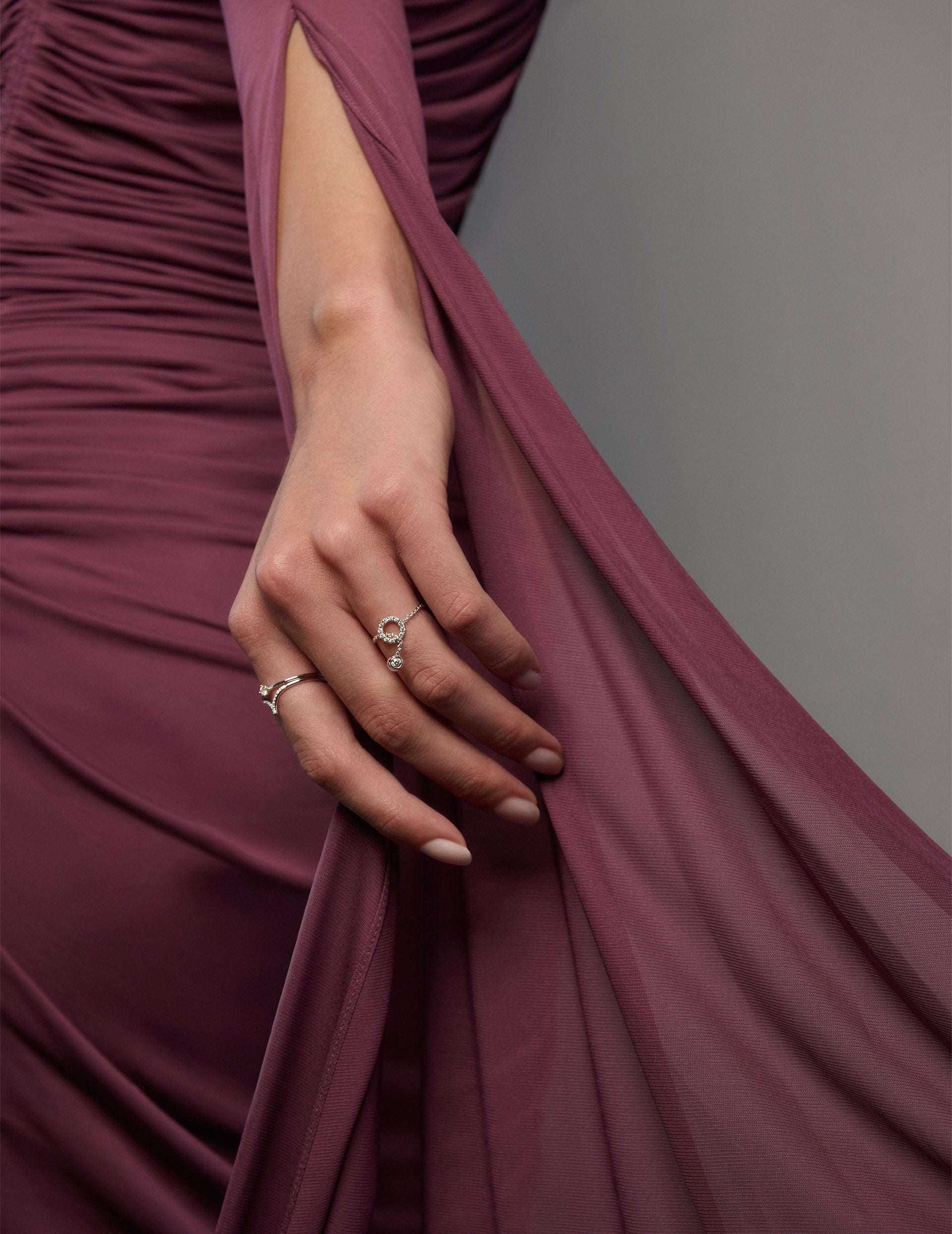 Anello Solitaire Bubble Y