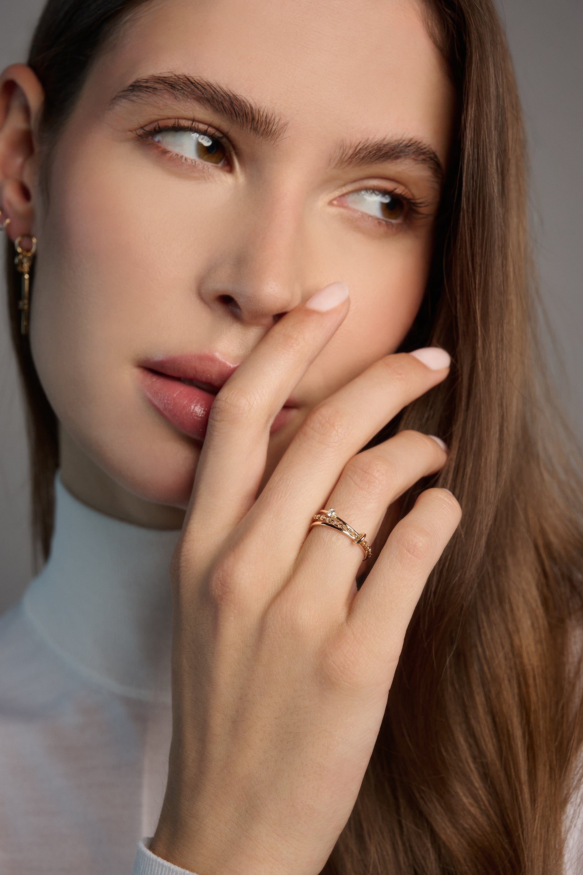 Anello Circle Solitaire Y