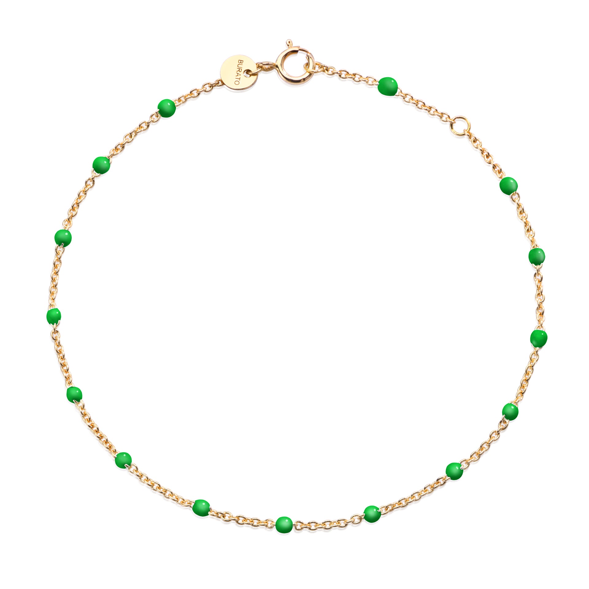 Yellow Green Dots Bracelet