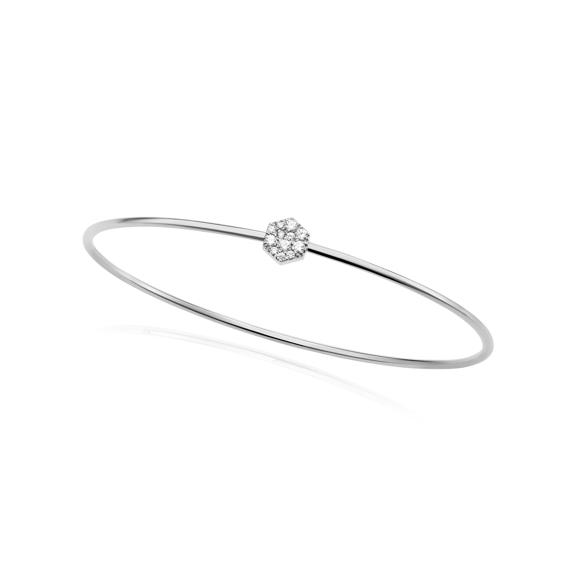 Amuleto White Bangle