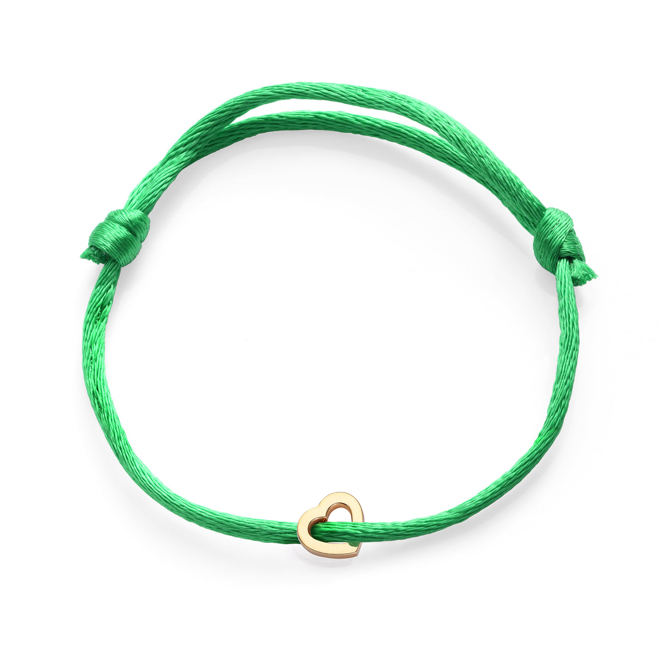 Con Amore Y Green Ribbon bracelet