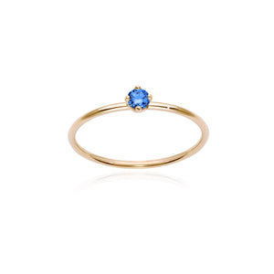Sapphire Solitaire Ring