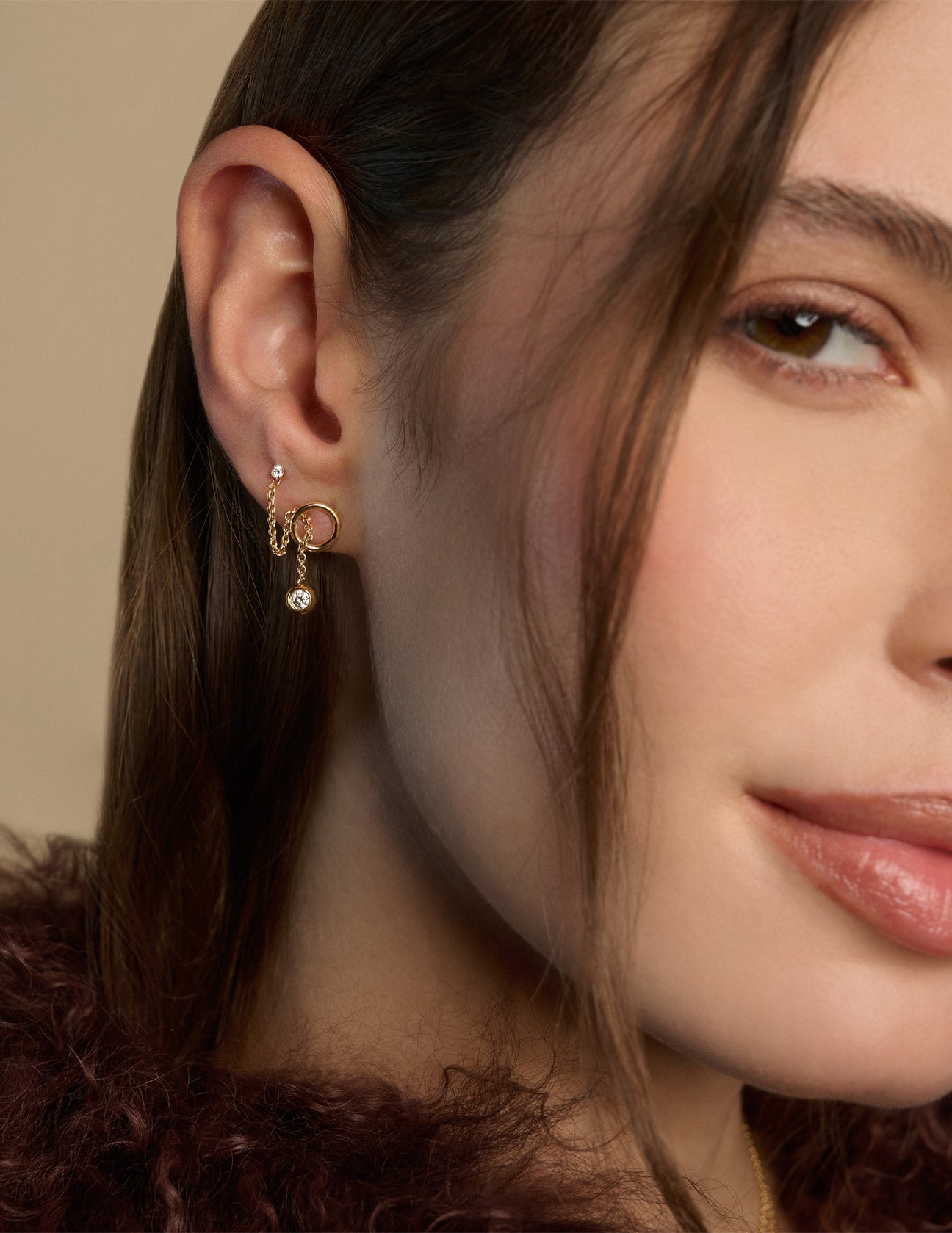 Bubble Double Piercing