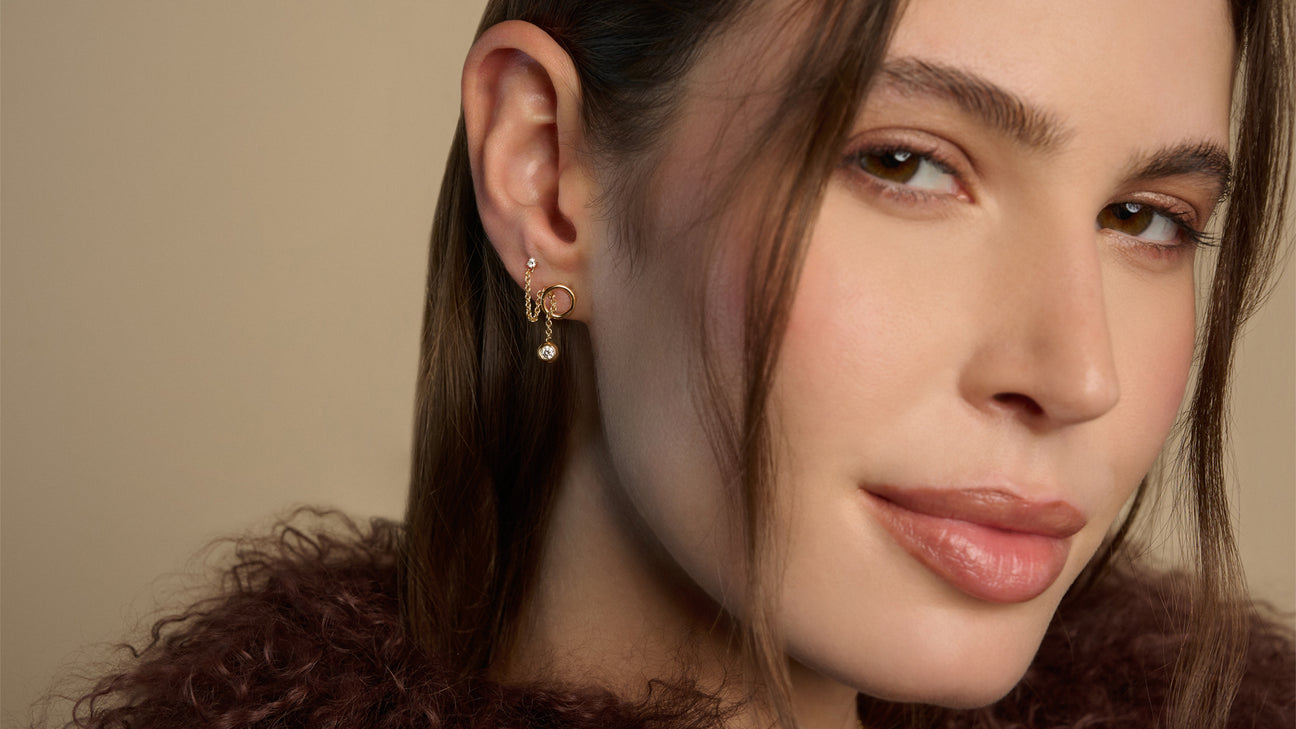 Bubble Double Piercing