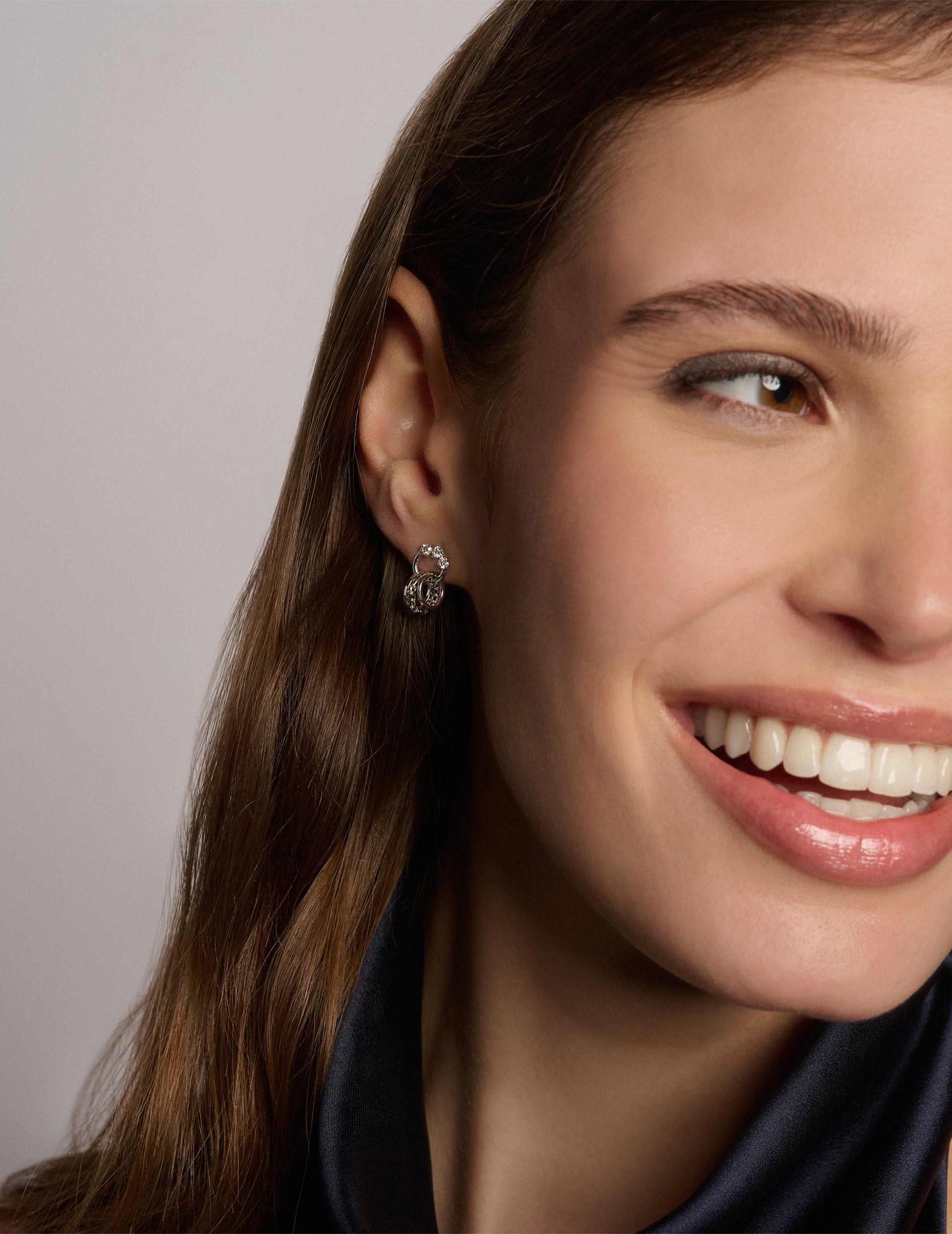 Orecchino Circle Trilogy W Destro