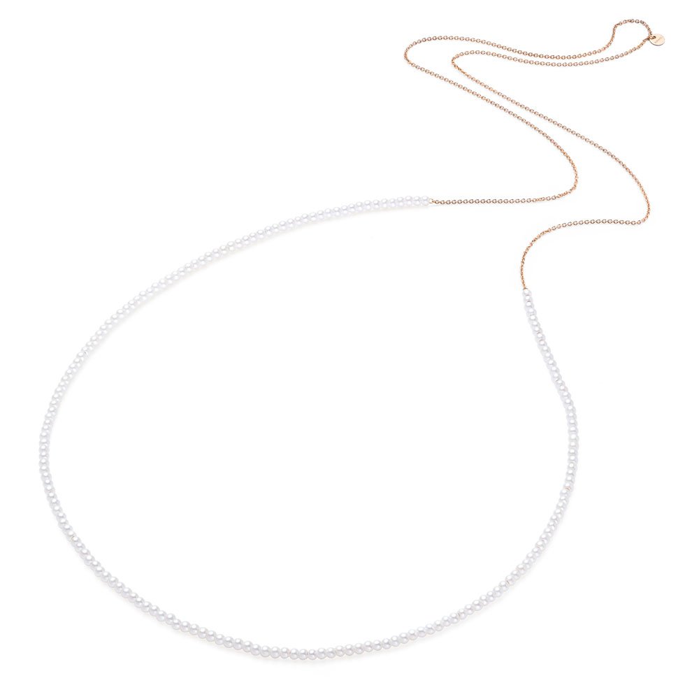 Long Essential Micropearls Necklace