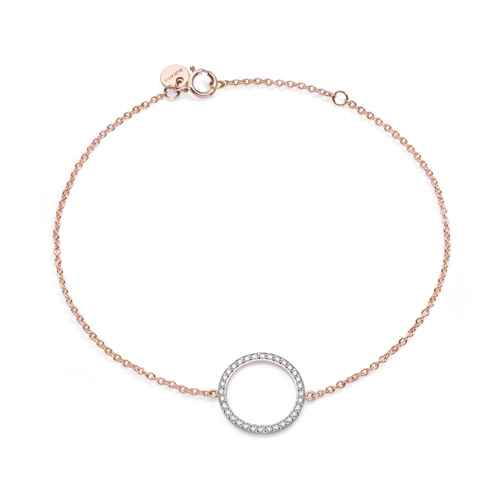 Rose gold sale circle bracelet