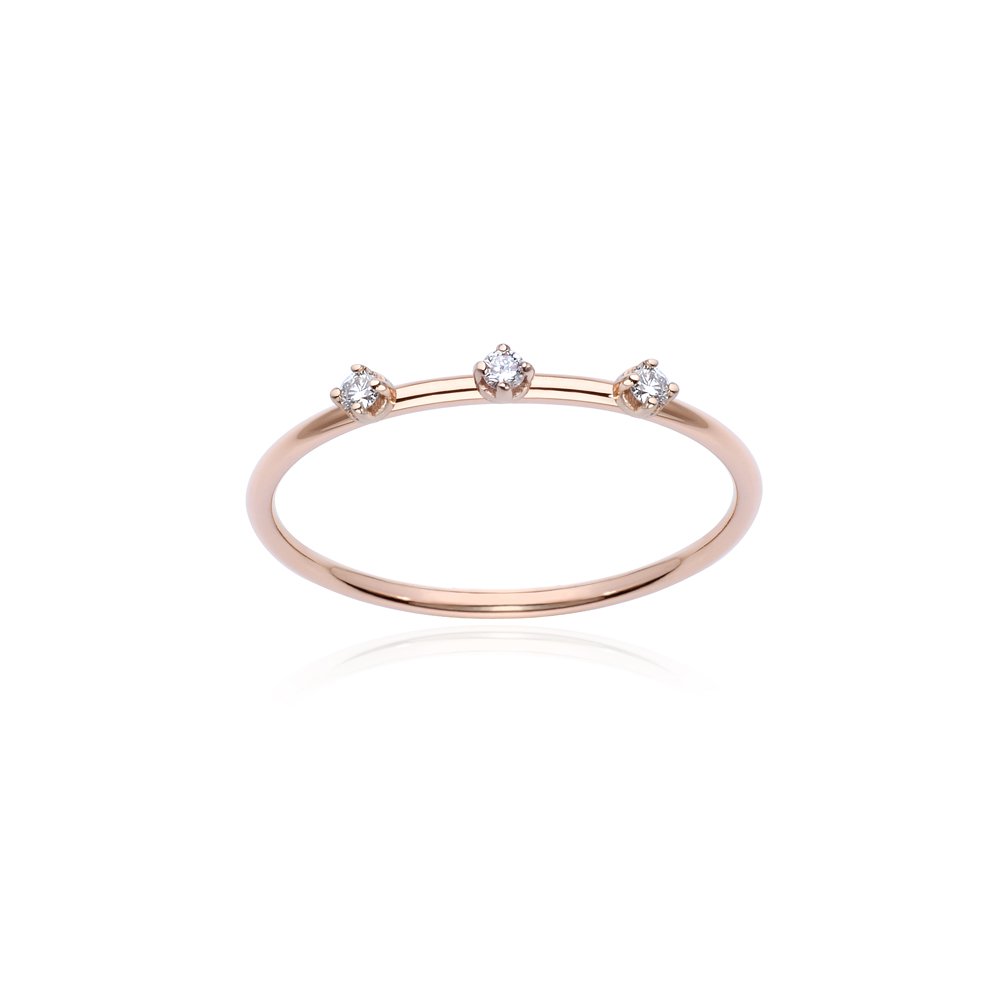 Trilogy Solitaire Ring