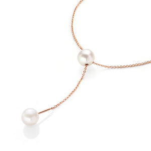 Lariat Pearls Necklace