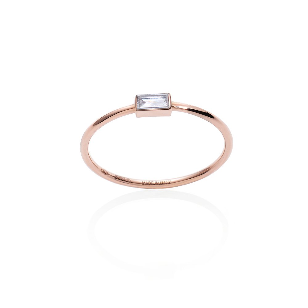 Baguette Solitaire Ring