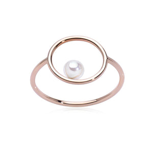 Pearl Circle Ring