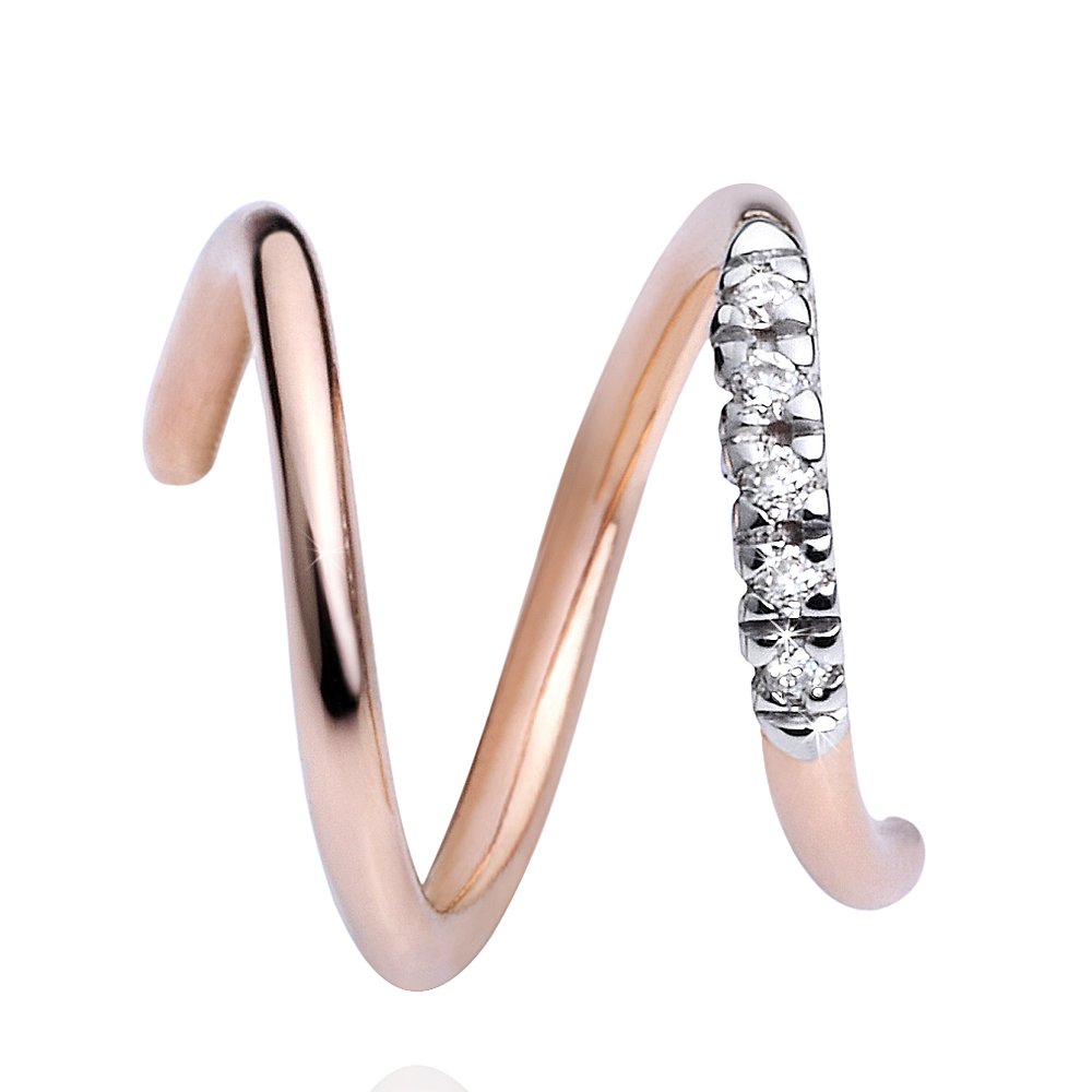 Right Special Diamonds Line Earring