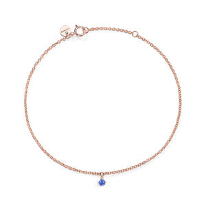 Blu Solitaire Bracelet