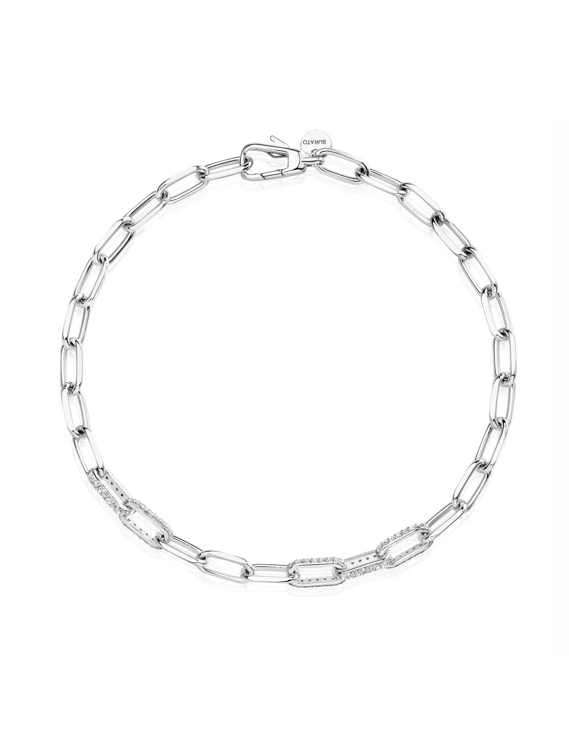 White Chain Fine Bracelet