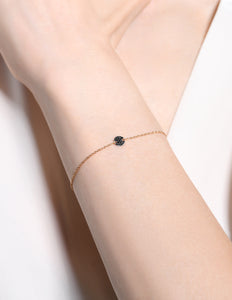 Small Black Diamonds Bracelet