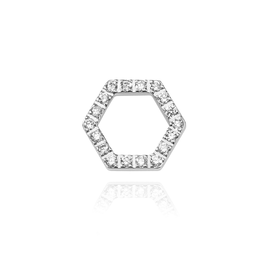 Element Amuleto Full Diamonds White S