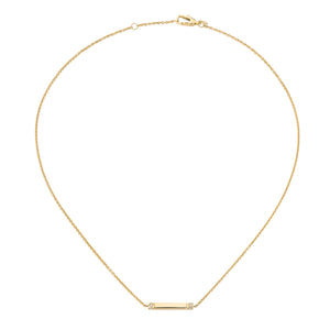 Yellow Linea Fine Necklace