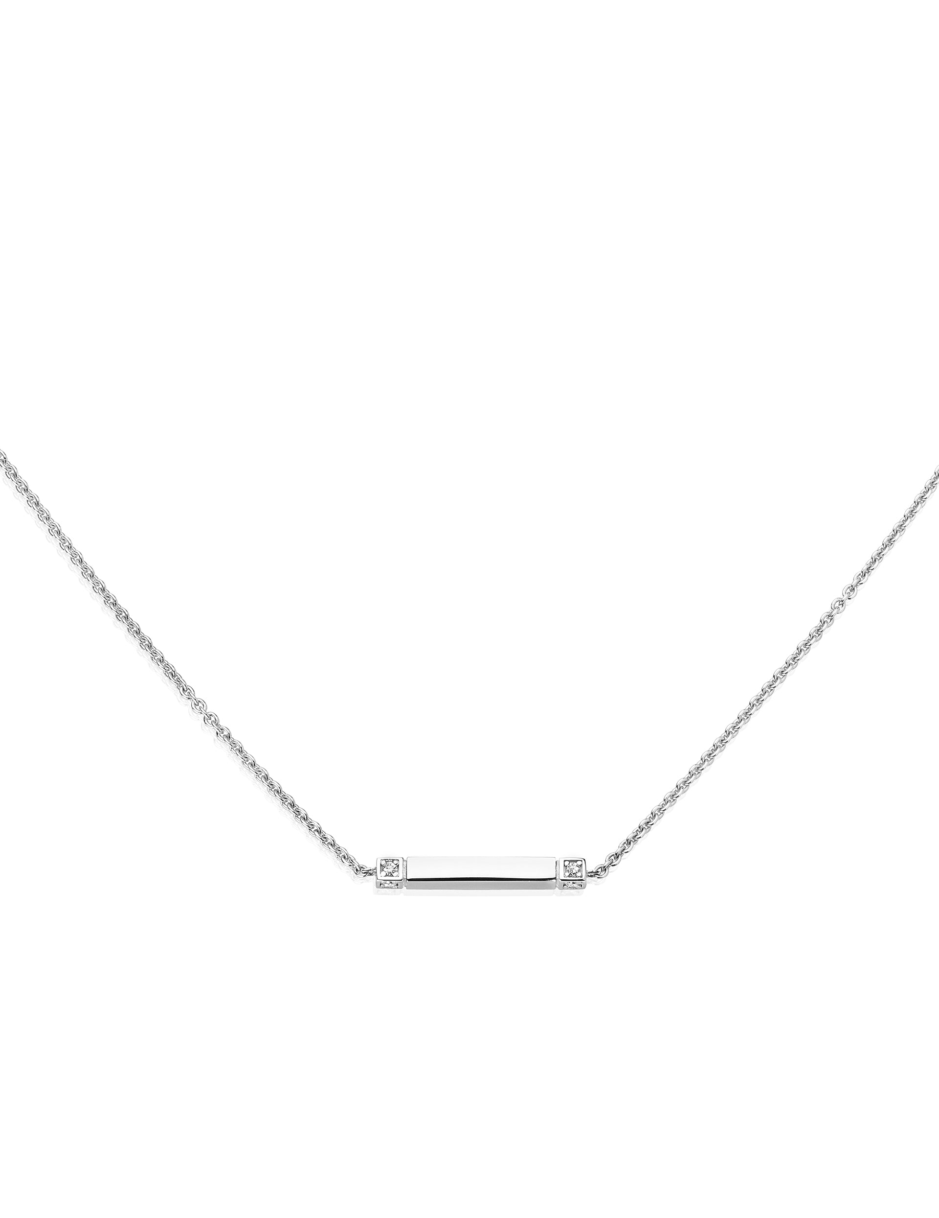 White Linea Fine Necklace