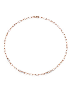 Pink Precious Chain Fine Necklace