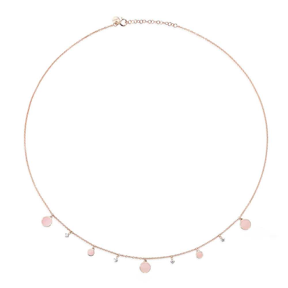 Rose Multi Paillettes Necklace
